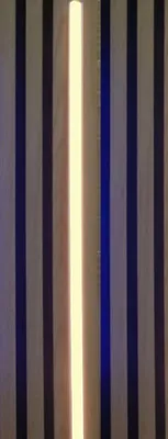 Produktbild von 4401 LED Leuchte 1x150cm schwarze Kunststoff Schiene Netzteil WarmWeiß