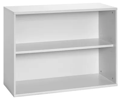 Standregal, lichtgrau, 100x39,5x75,4 cm, 1 Fachboden