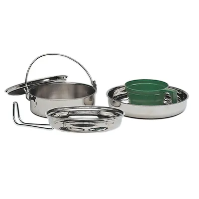 Produktbild von Kochgeschirr klein Edelstahl, 1 Person