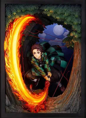 Produktbild von Demon Slayer: Kimetsu no Yaiba PVC Statue Tanjiro Kamado: Hinokami Kagura Dance 36 cm