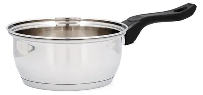 Edelstahl-Kochtopf, 1,3 l, Ø 16 cm, für Induktion & Glaskeramik