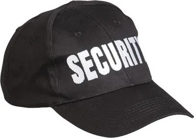 Obrázek produktu pro Baseball-Cap SECURITY schwarz