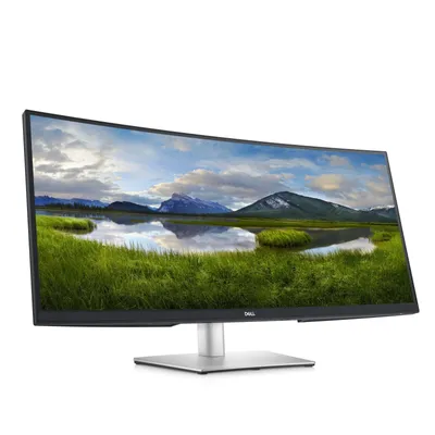 Produktbild von DELL Geschwungener 34-USB-C-Monitor – P3421W, 86,7 cm (34.1"), 3440 x 1440 Pixel, Quad HD, LCD, 8 ms, Schwarz, Silber