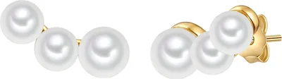 Produktbild von Valero Pearls Perlen-Ohrstecker Sterling Silber Süßwasser-Zuchtperle 50100239