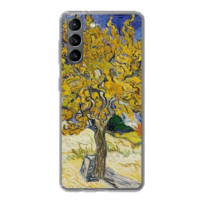 Produktbild von MuchoWow® Handyhülle Schutzhülle Hülle für Samsung Galaxy S21 Maulbeerbaum - Vincent van Gogh Silikon Softcase Handy Hülle - Softcase