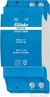 Obrázek produktu pro Eltako WNT15-24VDC/48W WeitbereichsSchaltnetzteil 24V DC