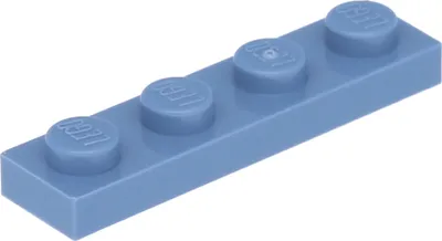 Obrázek produktu pro LEGO: 50 Stück Platte 1x4 in Sandblau
