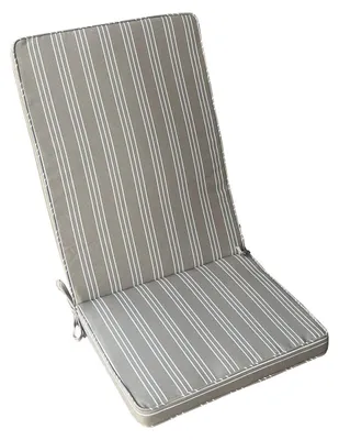 Produktbild von Wasserabweisendes, abnehmbares gepolstertes Outdoor-Kissen 40x90 cm mit Rückenlehne für Stühle