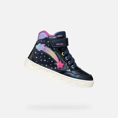 Produktbild von Geox Skylin dunkelblaue Mädchen-Sneaker 24
