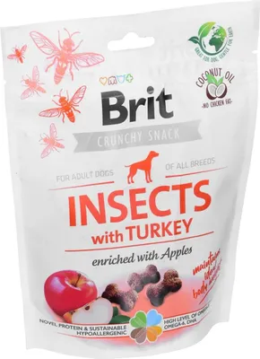 Image de Brit 200gx6 Insectes avec dinde