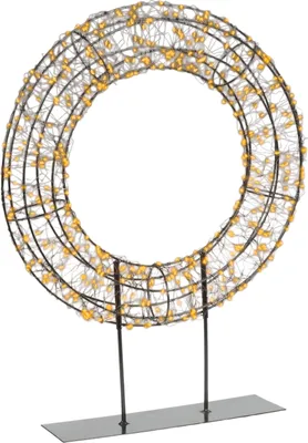 Produktbild von Lumineo Micro LED-Kranz auf Fuss X-MAS 51cm