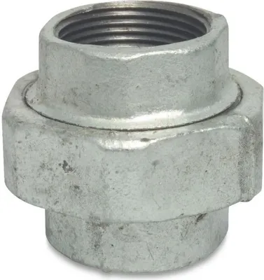 Produktbild von Gewindefitting Temperguss Verschraubung Typ Flach 2" IG x 2" IG