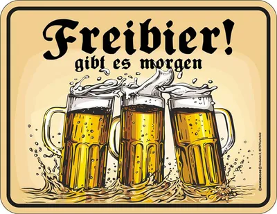 Produktbild von Bier - Fun-Schilder - Freibier