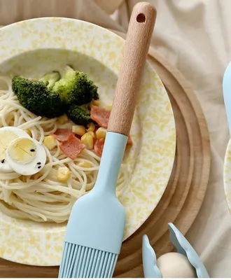 Produktbild von 360Home Pinsel Küchenpinsel Küchenhelfer Silikonpinsel Backpinsel Gebäckpinsel Blau