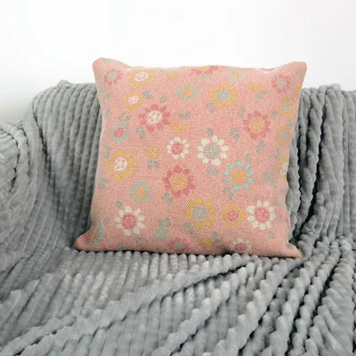 Obrázek produktu pro Povlak na polštář 45 x 45 cm ( Chiffa Rose ) - 100% bavlna - vysoce kvalitní povlak na polštář se zipem