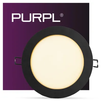 Produktbild von LED Einbaustrahler | 12W | Ø170mm | Warmweiß 3000K | IP40 | Rund | Schwarz