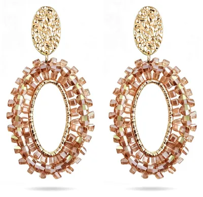 Produktbild von XFSRG Hängend Ohrringe Ovale Boho Ohrschmuck für Damen Vintage Ohrringe