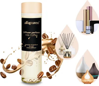 Productafbeelding van ALFAPUREO Aromaolie, melk-koffie smaak, 200 ml