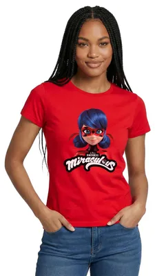 Produktbild von Spreadshirt Miraculous Ladybug Mit Logo Frauen T-Shirt, M, Rot