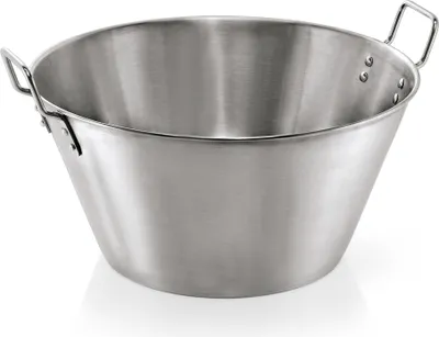 Produktbild von WAS Germany Schüssel mit Griffen, 53 l, Ø 60 cm, Chromnickelstahl