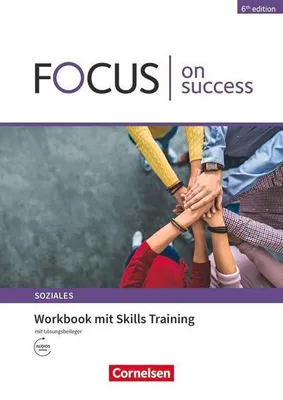 Immagine prodotto di Focus on Success - 6th edition - Soziales - B1/B2. Workbook mit Skills Training Lösungsbeileger