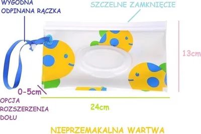 Produktbild von Verpackung für Feuchttücher, wiederverwendbare Waschlappen, Etui mit Griff
