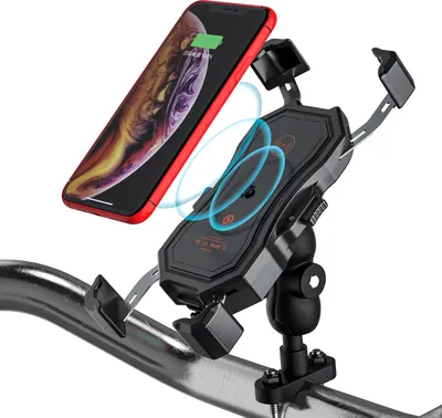 Produktbild von Auto Usb Schnelle Aufladung Multifunktions-Teleskop drahtlose Navigation Handyhalter Schwarz