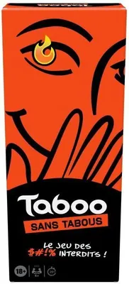 Immagine prodotto di Taboo sans tabous, gioco per adulti, parole proibite, 4+ giocatori, dai 18 anni in su, durata 20 minuti