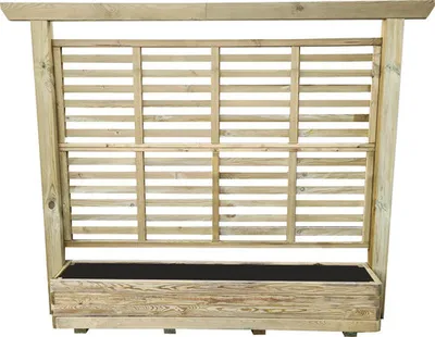 Produktbild von Blumenkasten mit Rankgitter 30 x 226 x 176 cm Holz