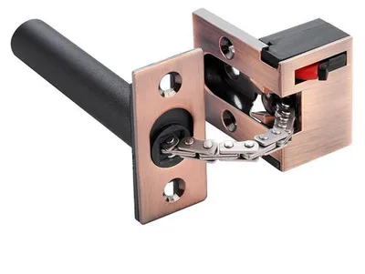 Obrázok produktu pre INF Skrytý reťazový zámok z liatiny zinku 14cmx4.2cmx4.2cm pre dom červený bronz