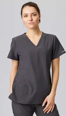 Produktbild von Sportsline Damen-Kasack, regular fit, stretch, für Pflege, Praxis, Wellness