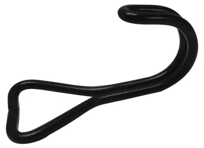 Produktbild von 10 Flachhaken Doppelhaken für Expander Gummi Seil Band Gurt bis 22mm Breite