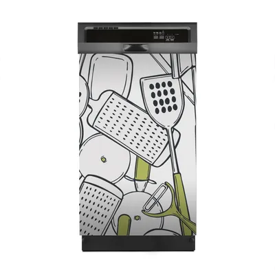 Produktbild von Aufkleber sticker 45x70 cm Dekorative folie Spülmaschine - Küchenutensilien