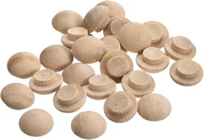 Produktbild von Holz-Stopfen 25 Stück 13x8mm Buche Schraubdeckel
