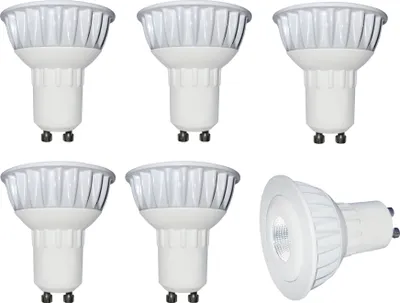 Produktbild von 6x LED Reflektor GU10 8W 8 Watt ersetzt 80 Watt 600 Lumen 5500 K