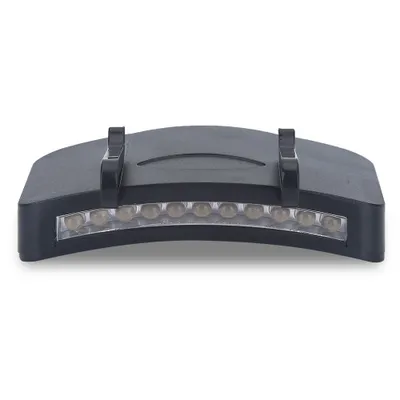 Obrázok produktu pre 1 kus 11 LED čelovka s klipom na hlavu na outdoorové aktivity, ako je rybolov a kempovanie