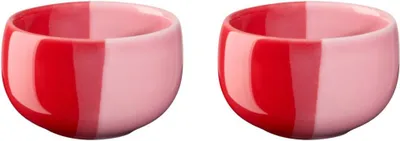 Productafbeelding van Set eierdopjes - Ontbijt houder - Eieren serveren - Uniek design - D. 47 cm - Meerkleurig