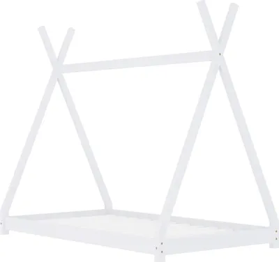 Obrázok produktu pre vidaXL Detská posteľ Biela masívna borovica 80 x 160 cm