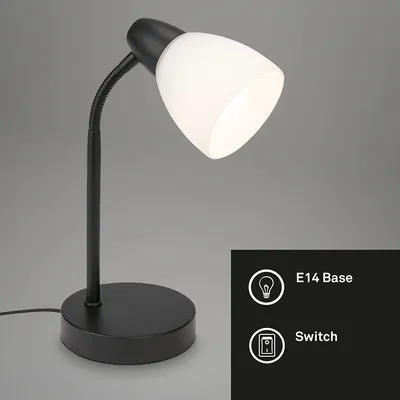Produktbild von Tischleuchte Briloner Schwarz Leselampe Tischlampe