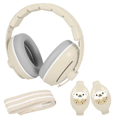 Productafbeelding van Oordopjes voor baby's, verstelbare hoofdband, 25 dB geluidsreductie, geschikt tot 48 maanden, voor gebruik in lawaaierige omgevingen