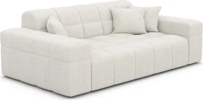 Produktbild von Bouclé 2-Sitzer Couch Nivara Weiß
