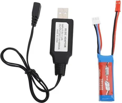 Zdjęcie produktu dla Akumulator litowo-jonowy 7,4V 400mAh - akumulator do samochodów zdalnie sterowanych, wielokrotnego użytku - szybkie ładowanie 20C - niezawodna wydajność