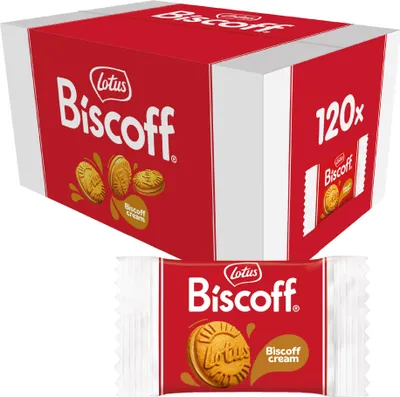Produktbild von Lotus karamellisierter Keks-Sandwich-Keks Schachtel 120 Stück