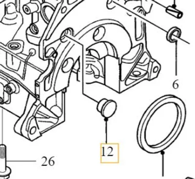 Produktbild von VOLVO Motorblockstecker 2.0D OE 30725194