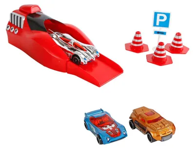 Zdjęcie produktu dla Strzelający tor wyścigowy Roadblasters z 3 samochodami