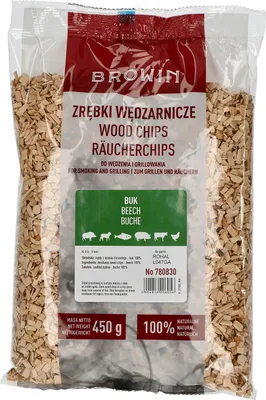 Obrázok produktu pre Drevené štiepky na údenie/grilovanie, BUK, 450 g