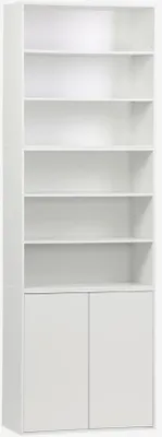 Immagine prodotto di Libreria modulare con 2 ante e 5 livelli, Bianco