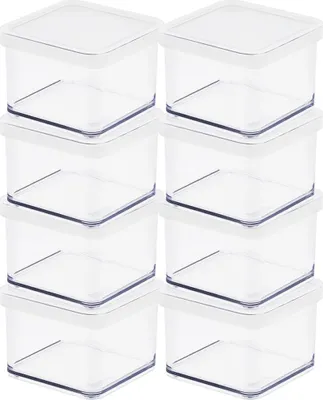 Zdjęcie produktu dla Rotho 11603, Pudełko, Prostokątny, 0,5 l, Przezroczysty, Biały, 100 mm, 100 mm