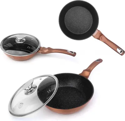 Produktbild von Berlinger Haus Bh-6161 Roséglorit-Kochgeschirr-Set, 17-Teilig