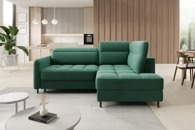 Produktbild von Couchgarnitur Barea L-Form mit Schlaffunktion und Bettkasten